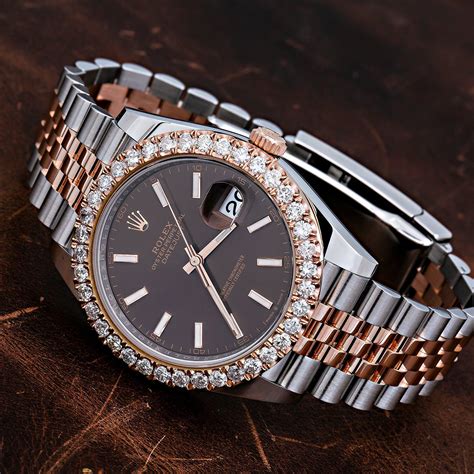 datejust 41 brown